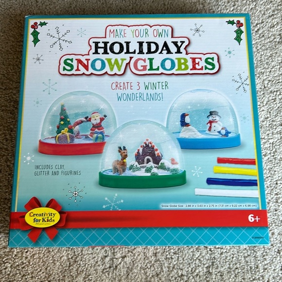*MAKE OFFER. DONATING JANUARY 1. * Make your own holiday snow globes kit - Picture 1 of 2